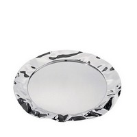 photo Alessi-Foix Round tray in polished 18/10 stainless steel 2